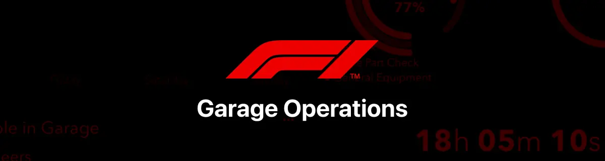 F1 - Garage Operations - 2017 - Formula 1 Innovation Challenge Winner